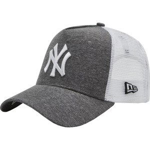 TMAVĚ ŠEDÁ PÁNSKÁ KŠILTOVKA NEW ERA JERSEY ESS 9FORTY NEW YORK YANKEES TRUCKER CAP 12523898 Velikost: ONE SIZE