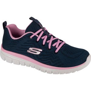 TMAVĚ MODRÉ TENISKY SKECHERS GRACEFUL - GET CONNECTED 12615-NVPK Velikost: 38.5