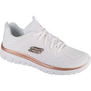 BÍLÉ DÁMSKÉ TENISKY SKECHERS GRACEFUL - GET CONNECTED 12615-WTRG Velikost: 37