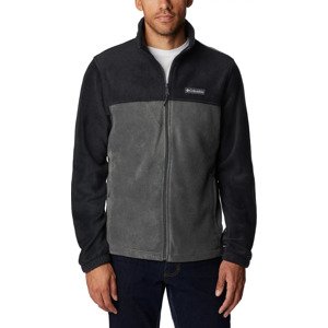 ŠEDO-ČERNÁ FLEECOVÁ MIKINA COLUMBIA STEENS MOUNTAIN 2.0 FULL ZIP FLEECE 1476671011 Velikost: XL