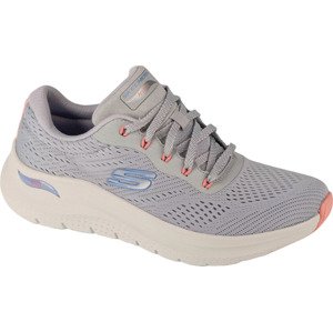 ŠEDÉ SPORTOVNÍ TENISKY SKECHERS ARCH FIT 2.0 - BIG LEAGUE 150051-LGMT Velikost: 37