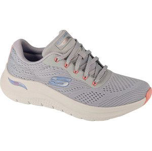 ŠEDÉ SPORTOVNÍ TENISKY SKECHERS ARCH FIT 2.0 - BIG LEAGUE 150051-LGMT Velikost: 38