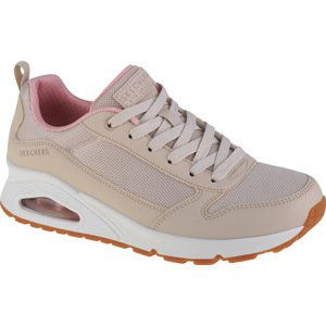 PUDROVÉ DÁMSKÉ TENISKY SKECHERS UNO - INSIDE MATTERS 155005-NAT Velikost: 36