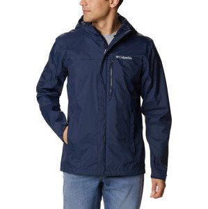 TMAVĚ MODRÁ SPORTOVNÍ BUNDA COLUMBIA POURING ADVENTURE II JACKET 1760061465 Velikost: L