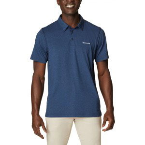 Tmavě modré polotričko Columbia Tech Trail Polo Shirt 1768701465 Velikost: S