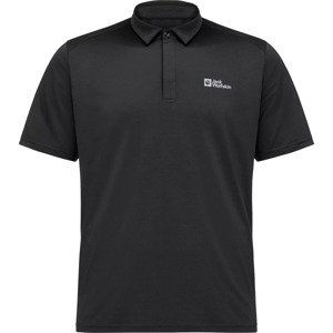 ČERNÁ POLOKOŠILE JACK WOLFSKIN DELFAMI POLO SHIRT 1809801-6000 Velikost: M