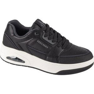 ČERNÉ PÁNSKÉ VOLNOČASOVÉ TENISKY SKECHERS UNO COURT - LOW-POST 183140-BLK Velikost: 45