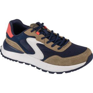 HNĚDO-MODRÉ PÁNSKÉ POHODLNÉ TENISKY SKECHERS FURY - FURY LACE LOW 183265-NVTN Velikost: 42