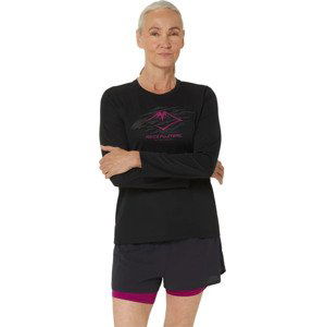 ČERNÉ SPORTOVNÍ TRIČKO ASICS FUJITRAIL LOGO LS TOP 2012D042-001 Velikost: XS