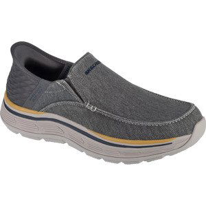 ŠEDÉ SLIP-ON TENISKY SKECHERS SLIP-INS REMAXED - FENICK 204839-CHAR Velikost: 42.5