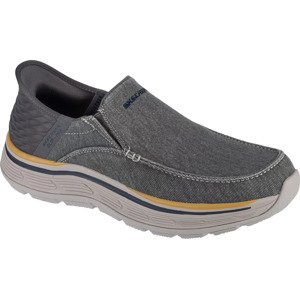 ŠEDÉ SLIP-ON TENISKY SKECHERS SLIP-INS REMAXED - FENICK 204839-CHAR Velikost: 44