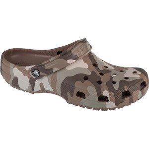 KHAKI MASKÁČOVÉ NAZOUVÁKY CROCS CLASSIC PRINTED CAMO CLOG 206454-2ZJ Velikost: 42/43