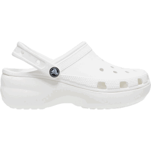 BÍLÉ DÁMSKÉ PANTOFLE CROCS CLASSIC PLATFORM CLOG 206750-100 Velikost: 36/37