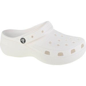 BÍLÉ DÁMSKÉ PANTOFLE CROCS CLASSIC PLATFORM CLOG 206750-100 Velikost: ONE SIZE