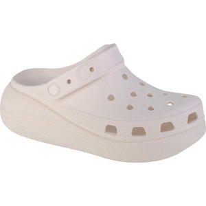 SMETANOVÉ PANTOFLE CROCS CLASSIC CRUSH CLOG 207521-100 Velikost: 36/37