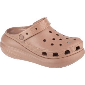 HNĚDÉ NAZOUVÁKY NA PLATFORMĚ CROCS CLASSIC CRUSH CLOG 207521-2Q9 Velikost: 39/40