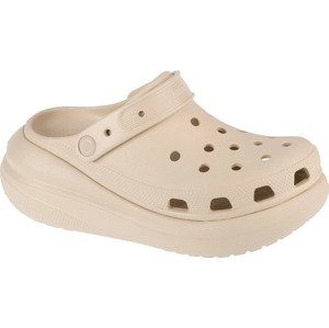 BÉŽOVÉ NAZOUVÁKY NA PLATFORMĚ CROCS CLASSIC CRUSH CLOG 207521-2Y2 Velikost: 38/39