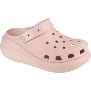 SVĚTLE RŮŽOVÉ NAZOUVÁKY NA PLATFORMĚ CROCS CLASSIC CRUSH CLOG 207521-6UR Velikost: 38/39