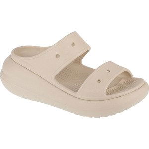 BÉŽOVÉ NAZOUVÁKY NA PLATFORMĚ CROCS CLASSIC CRUSH SANDAL 207670-2Y2 Velikost: 36/37