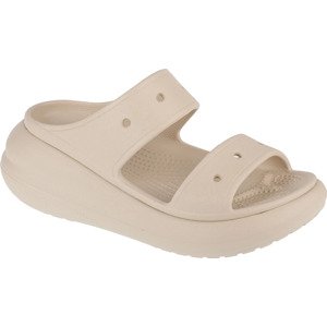 BÉŽOVÉ NAZOUVÁKY NA PLATFORMĚ CROCS CLASSIC CRUSH SANDAL 207670-2Y2 Velikost: 37/38