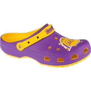 FIALOVÉ PÁNSKÉ NAZOUVÁKY CROCS CLASSIC NBA LA LAKERS CLOG 208650-75Y Velikost: 45/46