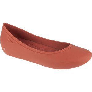 CIHLOVĚ ORANŽOVÉ DÁMSKÉ BALERÍNKY CROCS BROOKLYN FLAT W 209384-2DT Velikost: 37/38