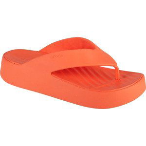 ORANŽOVÉ ŽABKY NA PLATFORMĚ CROCS GATAWAY PLATFORM FLIP 209410-84F Velikost: 39/40