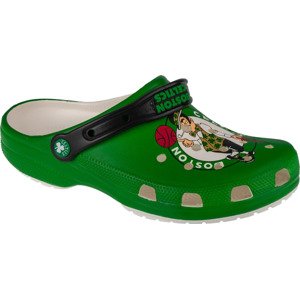 Zelené pánské nazouváky Crocs Classic NBA Boston Celtics Clog 209442-100 Velikost: 45/46