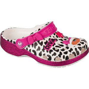 DÍVČÍ VZOROVANÉ NAZOUVÁKY CROCS LOL SURPRISE DIVA GIRLS CLASSIC CLOG 209465-100 Velikost: 28/29