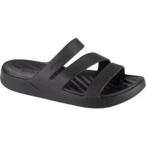 ČERNÉ SPORTOVNÍ PANTOFLE CROCS GETAWAY STRAPPY SANDAL W 209587-001 Velikost: 39/40