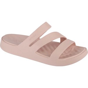 BÉŽOVÉ DÁMSKÉ NAZOUVÁKY CROCS GETAWAY STRAPPY SANDAL W 209587-6UR Velikost: 36/37