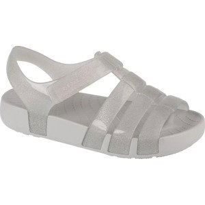 ŠEDÉ TŘPYTIVÉ SANDÁLY CROCS ISABELLA GLITTER KIDS SANDAL 209836-0IC Velikost: 34/35