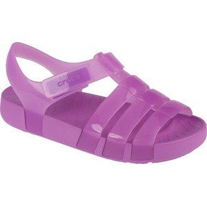 FUCHSIOVÉ DÍVČÍ SANDÁLY CROCS ISABELLA JELLY KIDS SANDAL 209837-6WQ Velikost: 32/33