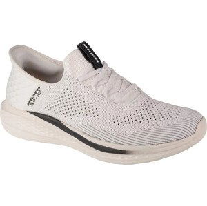 BÍLÉ SPORTOVNÍ TENISKY SKECHERS SLIP-INS: SLADE - QUINTO 210810-WHT Velikost: 44