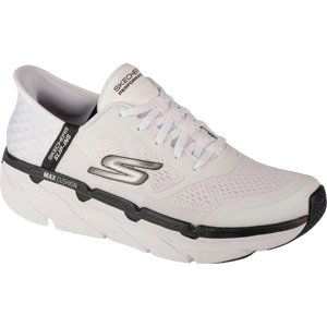 BÍLÉ PÁNSKÉ TENISKY SKECHERS SLIP-INS: MAX CUSHIONING PREMIER - ASCE 220313-WBK Velikost: 42.5