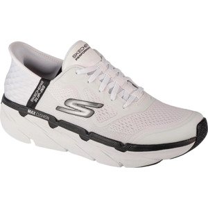 BÍLÉ PÁNSKÉ TENISKY SKECHERS SLIP-INS: MAX CUSHIONING PREMIER - ASCE 220313-WBK Velikost: 43.5