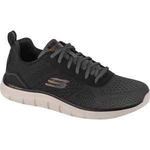 TMAVĚ ŠEDÉ PÁNSKÉ TENISKY SKECHERS TRACK - RIPKENT 232399-OLBK Velikost: 41.5