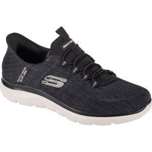 ČERNÉ NAZOUVACÍ TENISKY SKECHERS SLIP-INS: SUMMITS - KEY PACE 232469-BLK Velikost: 41