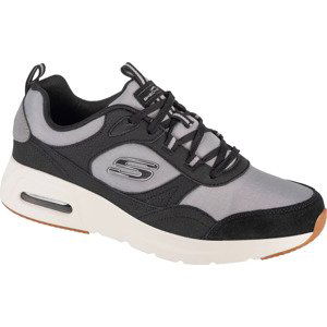 ŠEDO-ČERNÉ PÁNSKÉ TENISKY SKECHERS SKECH-AIR COURT - YATTON 232648-BKGY Velikost: 41