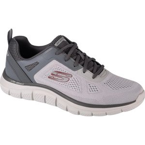 ŠEDÉ POHODLNÉ TENISKY SKECHERS TRACK-BROADER 232698-GYCC Velikost: 40