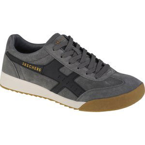 ŠEDÉ PÁNSKÉ TENISKY SKECHERS ZINGER-MANCHEGO 237351-CCBK Velikost: 40