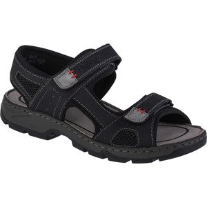 ČERNÉ PÁNSKÉ SANDÁLY RIEKER SANDALS 26156-02 Velikost: 42