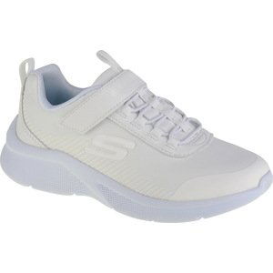 BÍLÉ DĚTSKÉ TENISKY SKECHERS MICROSPEC-CLASSMATE 302607L-WHT Velikost: 29