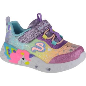 BAREVNÉ DÍVČÍ TENISKY SKECHERS UNICORN CHARMER - TWILIGHT DREAM 302681N-PRMT Velikost: 24