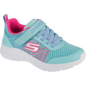 MINTOVÉ DÍVČÍ TENISKY SKECHERS MICROSPEC PLUS - SWIRL SWEET 303535L-AQPK Velikost: 29