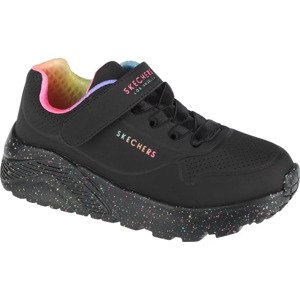 ČERNÉ DÍVČÍ TENISKY SKECHERS UNO LITE RAINBOW SPECKS 310457L-BKMT Velikost: 27