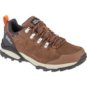 HNĚDÉ TURISTICKÉ BOTY JACK WOLFSKIN REFUGIO TEXAPORE LOW W 4050821-5238 Velikost: 37