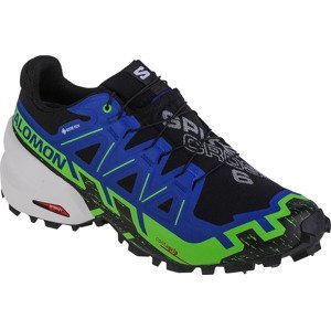 Modro-černé trekkingové boty Salomon Spikecross 6 GTX 472687 Velikost: 45 1/3
