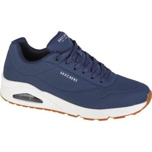 TMAVĚ MODRÉ PÁNSKÉ TENISKY SKECHERS UNO-STAND ON AIR 52458-NVY Velikost: 40