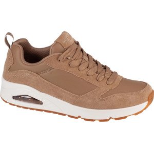 Hnědé kožené pánské tenisky Skechers Uno - Stacre 52468-SND Velikost: 46